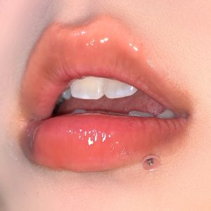 Titanium Alloy 4-Color Transparent Invisible Internal Thread Lip Studs - Anti-Discovery Earrings for Students, Wholesale Body Jewelry
