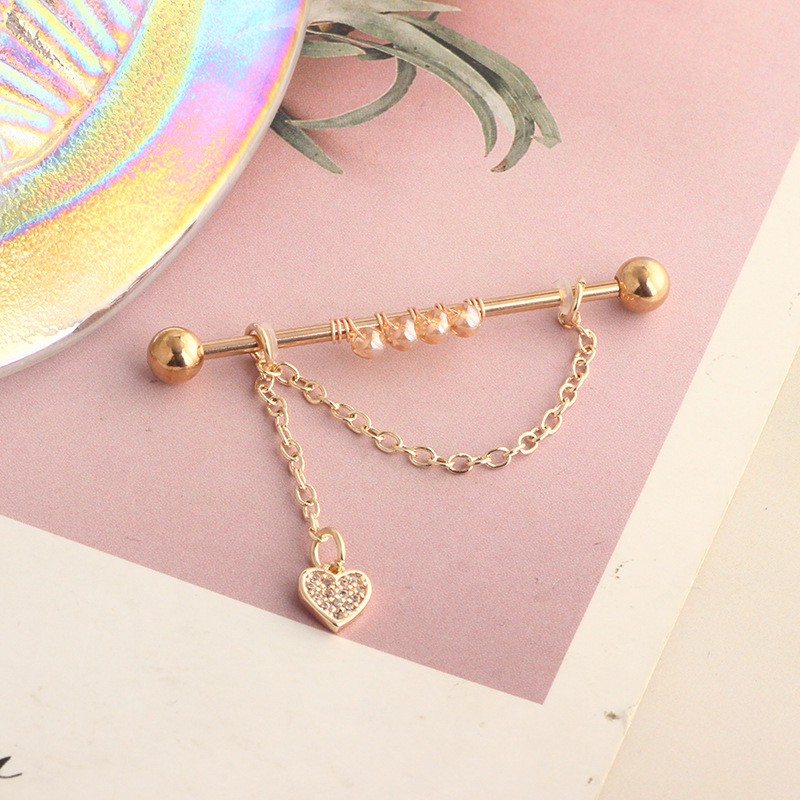 Stainless Steel Industrial Ear Long Rod Body Piercing Ear Bone Nail Export Jewelry - Image 4