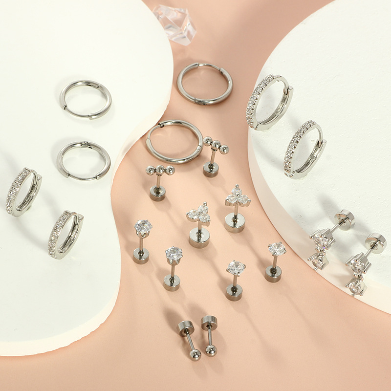 Amazon's Best-Selling 10 Pairs Stainless Steel Earrings Set - European American Niche Fashion Butterfly Earrings for Women Men - Image 4
