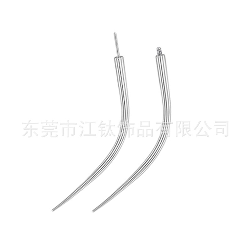G23 Titanium Curved Guide Needle Body Piercing Pin Tool for Ear Cartilage - Image 5