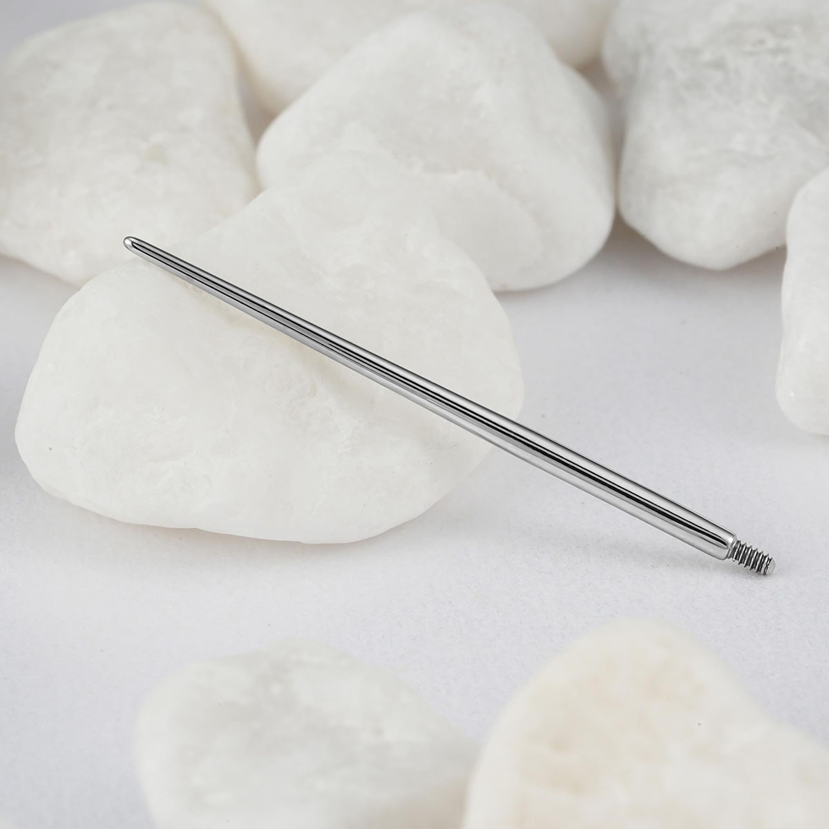 316L Surgical Steel Guide Pin Internally Threaded Lip Nail Ear Nail Belly Button Piercing Disposable Guide Rod - Image 3