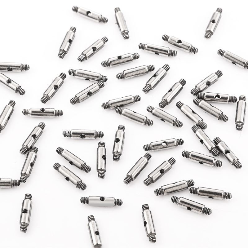 Zesen F136 Titanium Alloy 14G Extension Bar Piercing Accessory Internally Threaded Belly Button Ring - Image 4