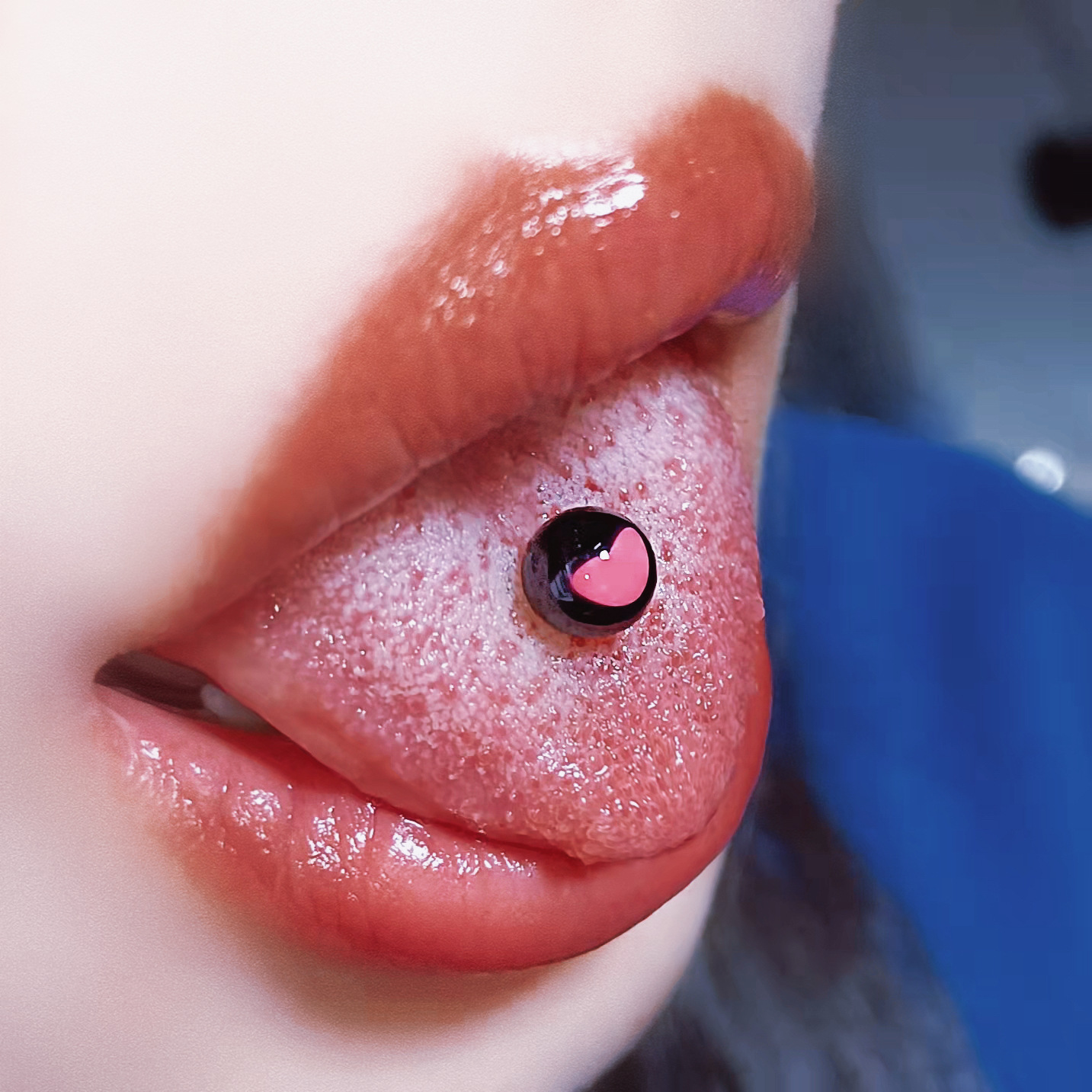 Tongue Nail Hot Girl Punk Tongue Ring Barbell 316L Surgical Steel Striped Tongue Piercing Jewelry Wholesale - Image 3