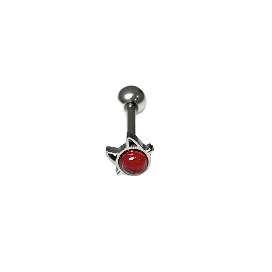 Cat Personality Tongue Nail Steel Titanium External Thread Drinkable Tongue Barbell Piercing Jewelry for Women - Image 5