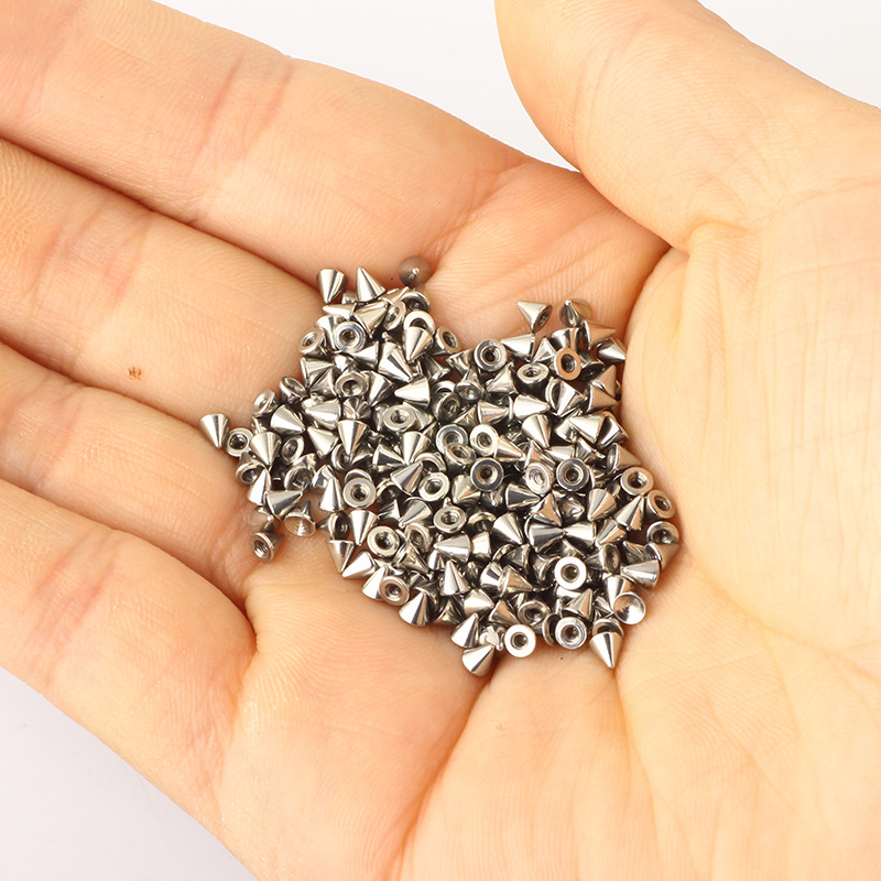 Wholesale 1.2mm Thread Stainless Steel Cone Piercing Jewelry Accessories - Replacement Ball for 1.6mm Horseshoe Ring Lip Nail - Image 2