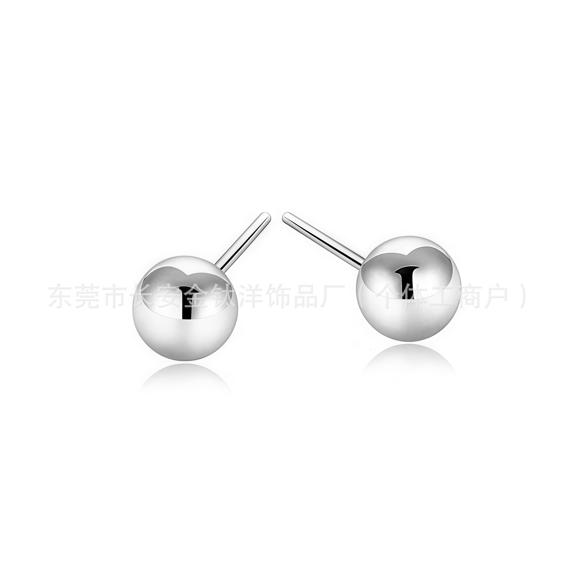 F136 Titanium Earring Ball Plug-in Labret Stud Ear Bone Nail G23 Titanium Alloy Body Piercing Jewelry - Image 3