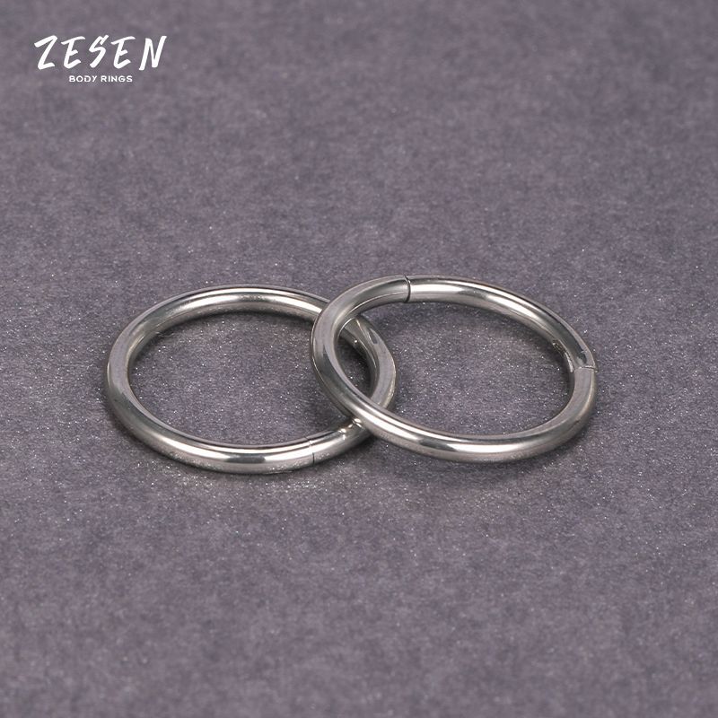 316L Surgical Steel BCR Captive Bead Ring Universal Nose Ring Ear Cartilage Hoop Geometric Style Body Jewelry Wholesale - Image 3