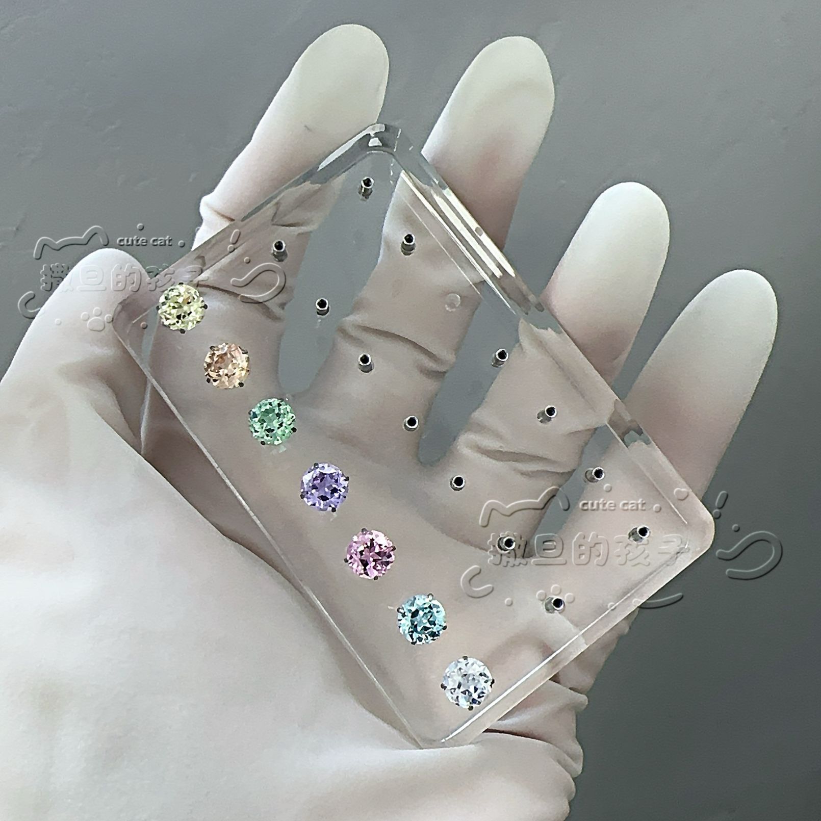 Satan's Child F136 Titanium Alloy Star Tongue Barbell - Adjustable Bar Length 8-20mm Tongue Ring - Image 2