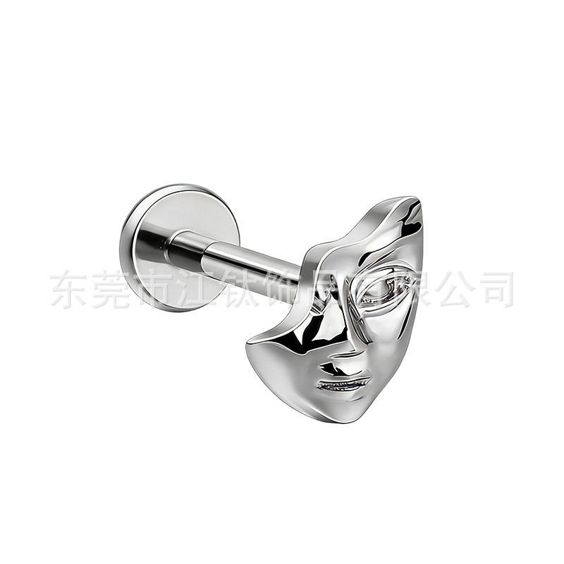 G23 Titanium Spider 3D Ear Cartilage Stud - ASTMF136 Body Piercing Jewelry - Image 5