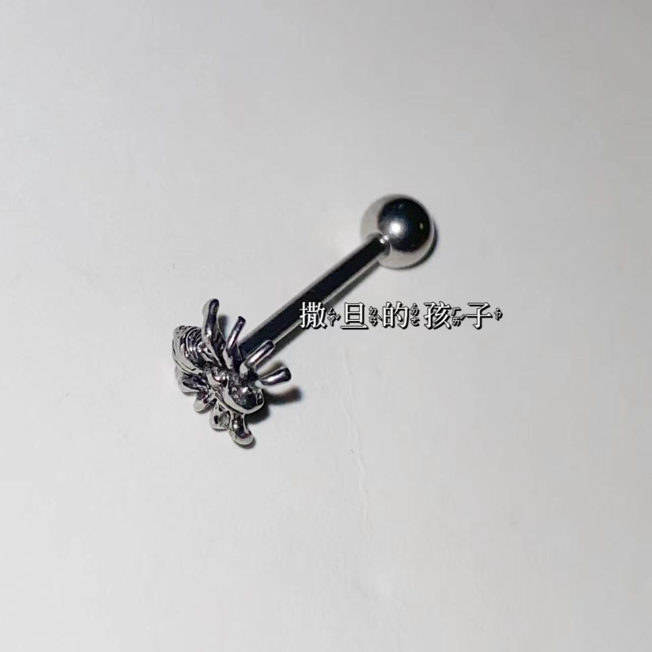 Hot Girl Tongue Barbell 316L Surgical Steel External Thread Tongue Ring Body Piercing Jewelry - Image 4