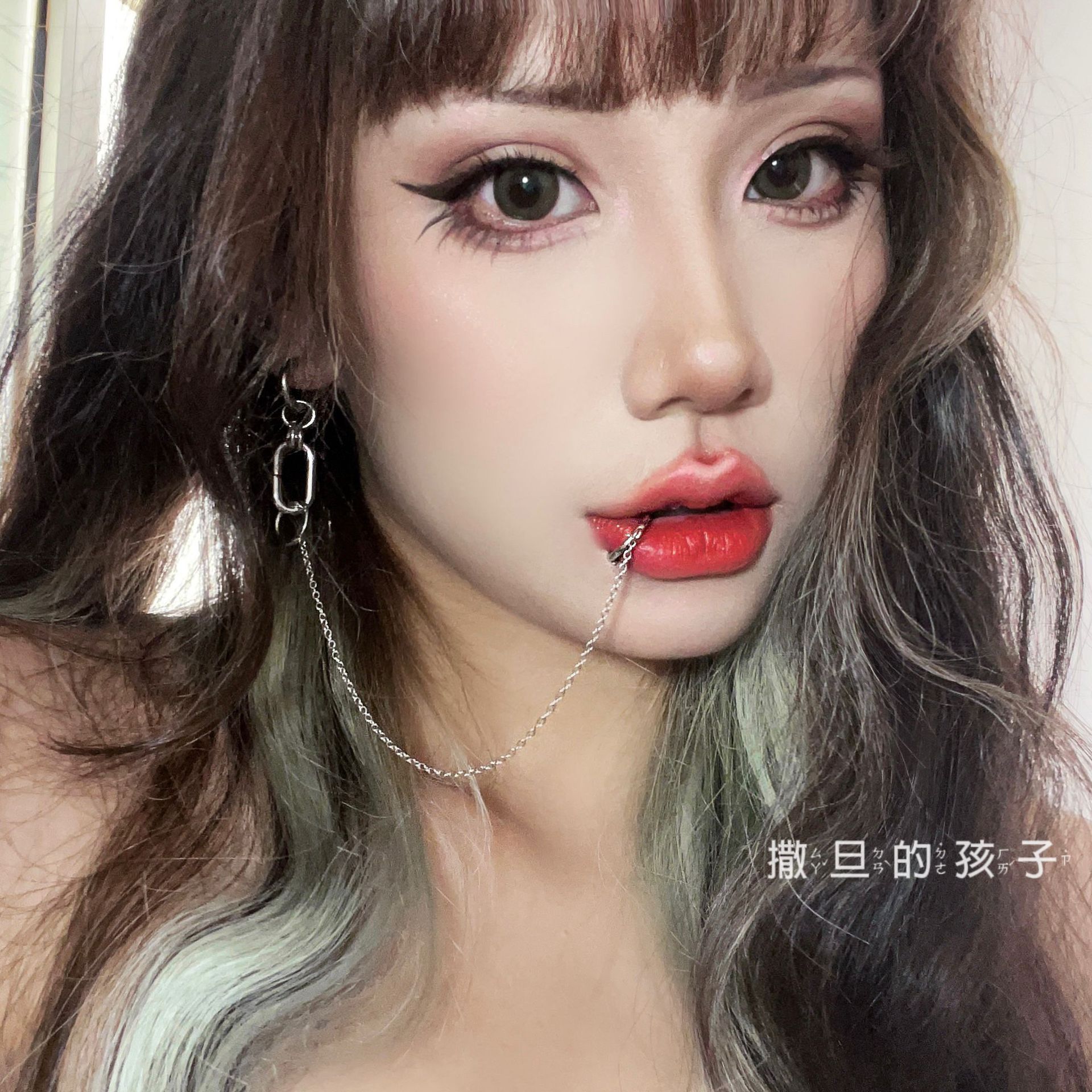 Horseshoe Lip Ring 316L Surgical Steel Seamless Hoop Fake Lip Piercing Jewelry - Image 4