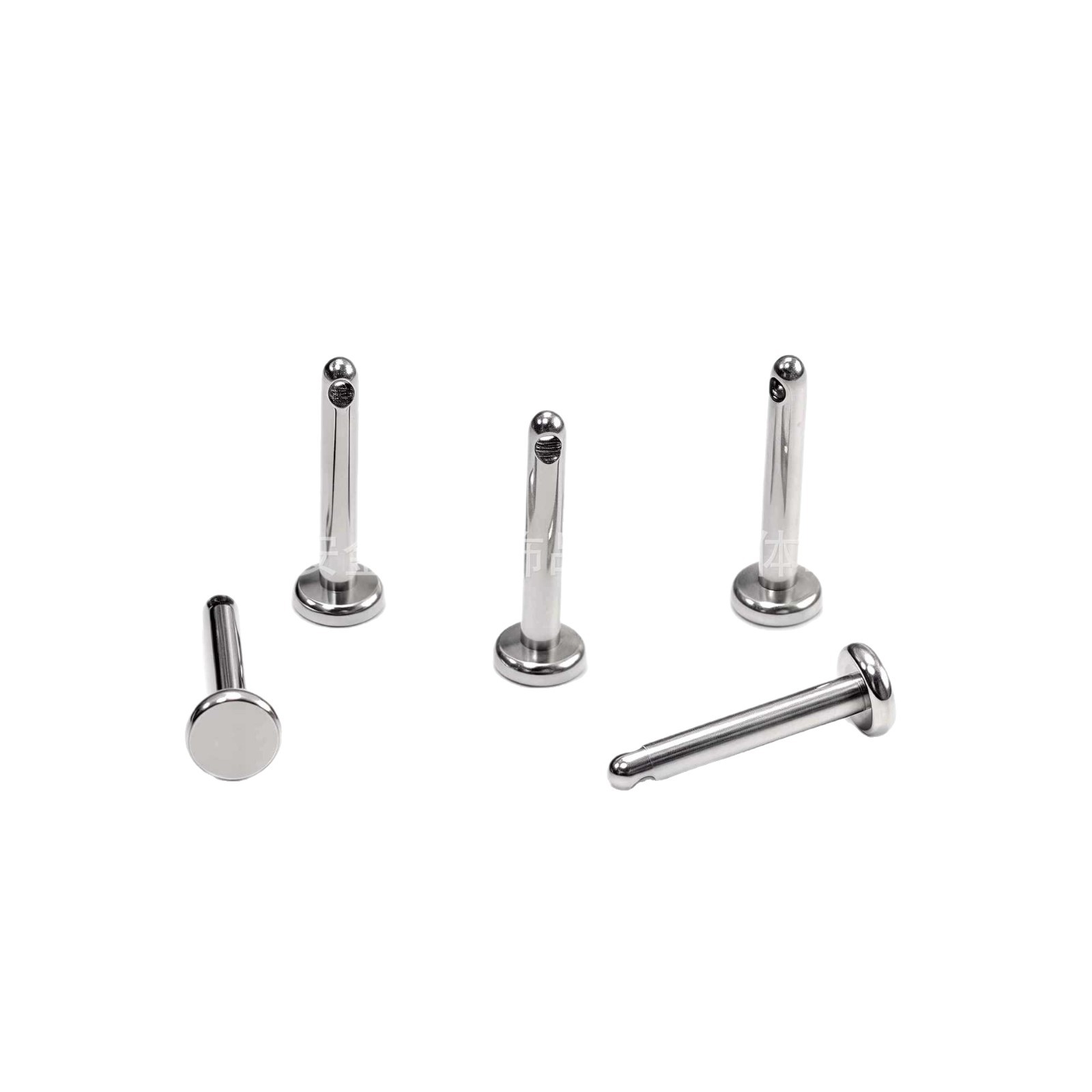 F136 Titanium Side Hole Internal Thread Base 0.9mm Tooth Ear Stud Lip Stud Body Piercing Jewelry - Image 5