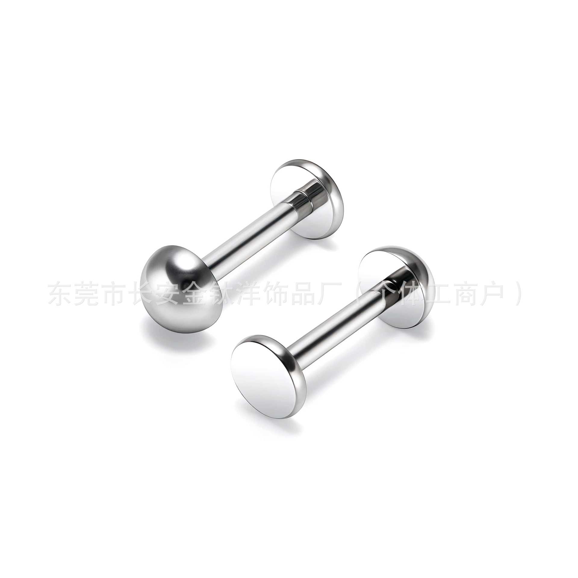 F136 Titanium Hemispherical Lip Nail Earrings Lip Stud Ear Bone Nails G23 Titanium Alloy Piercing Jewelry Basic Accessories - Image 5