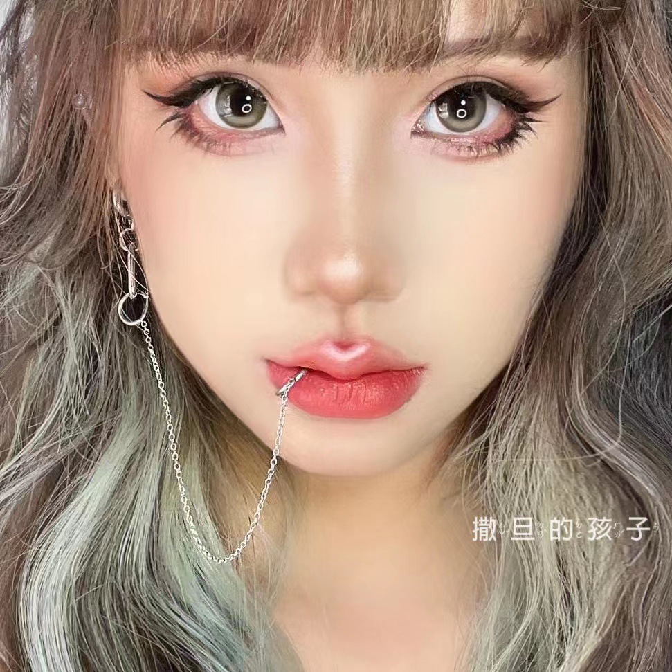 Horseshoe Lip Ring 316L Surgical Steel Seamless Hoop Fake Lip Piercing Jewelry - Image 3