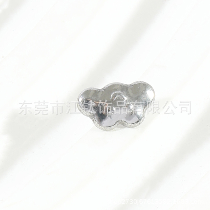 G23 Titanium Cloud Ear Nail Lip Nail ASTM F136 Implant Pole Body Piercing Jewelry Cartilage Ear Bone Stud - Image 4