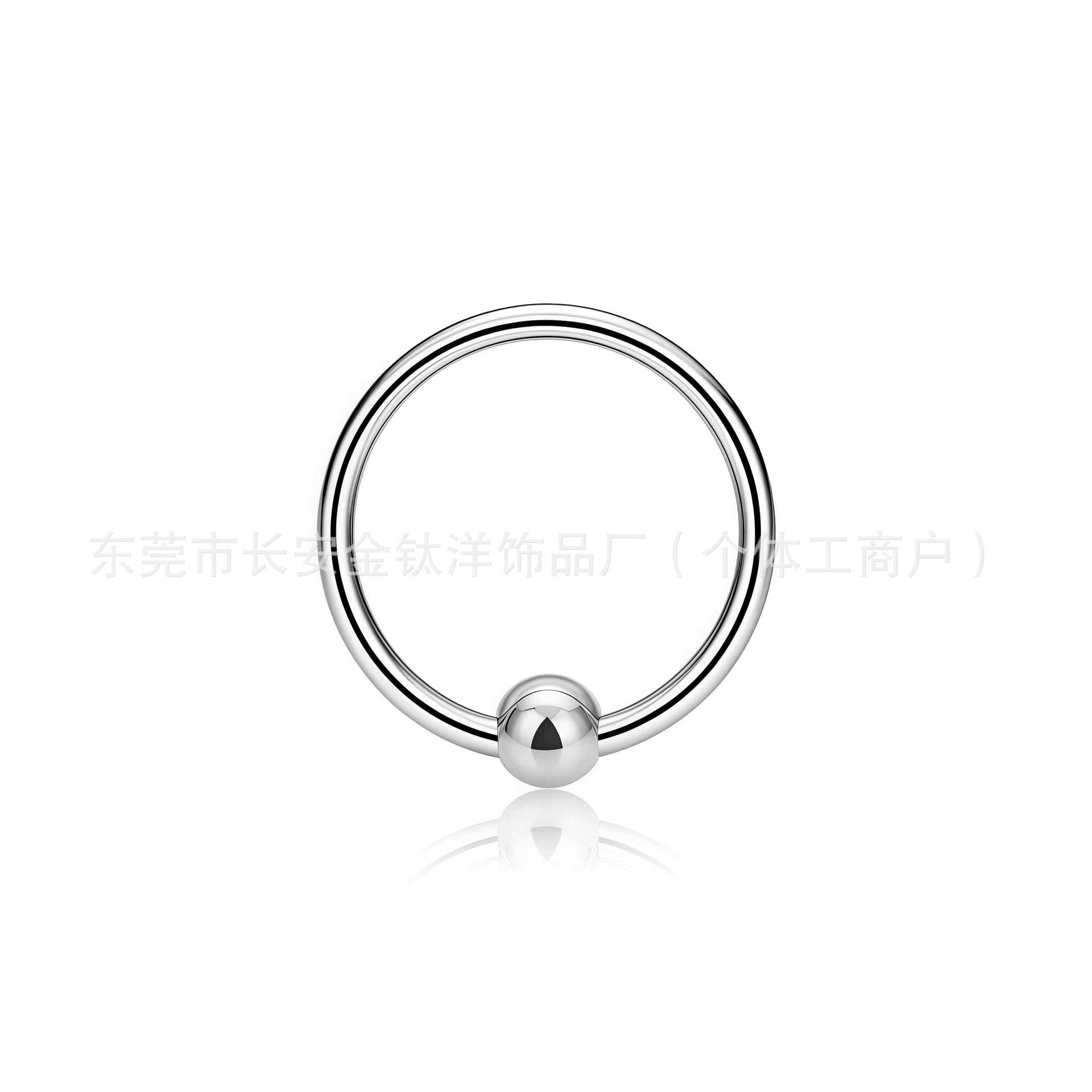 F136 Titanium Ball Ring BCR Multi-Purpose Nose Ring Lip Ring Universal Ring G23 Titanium Alloy Piercing Jewelry Ear Bone Ring - Image 3