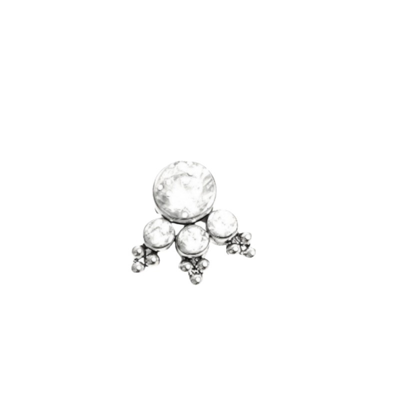 G23 Titanium Alloy Zircon Stud Earring for Cartilage Piercing – Simple Geometric Ear Jewelry - Image 5