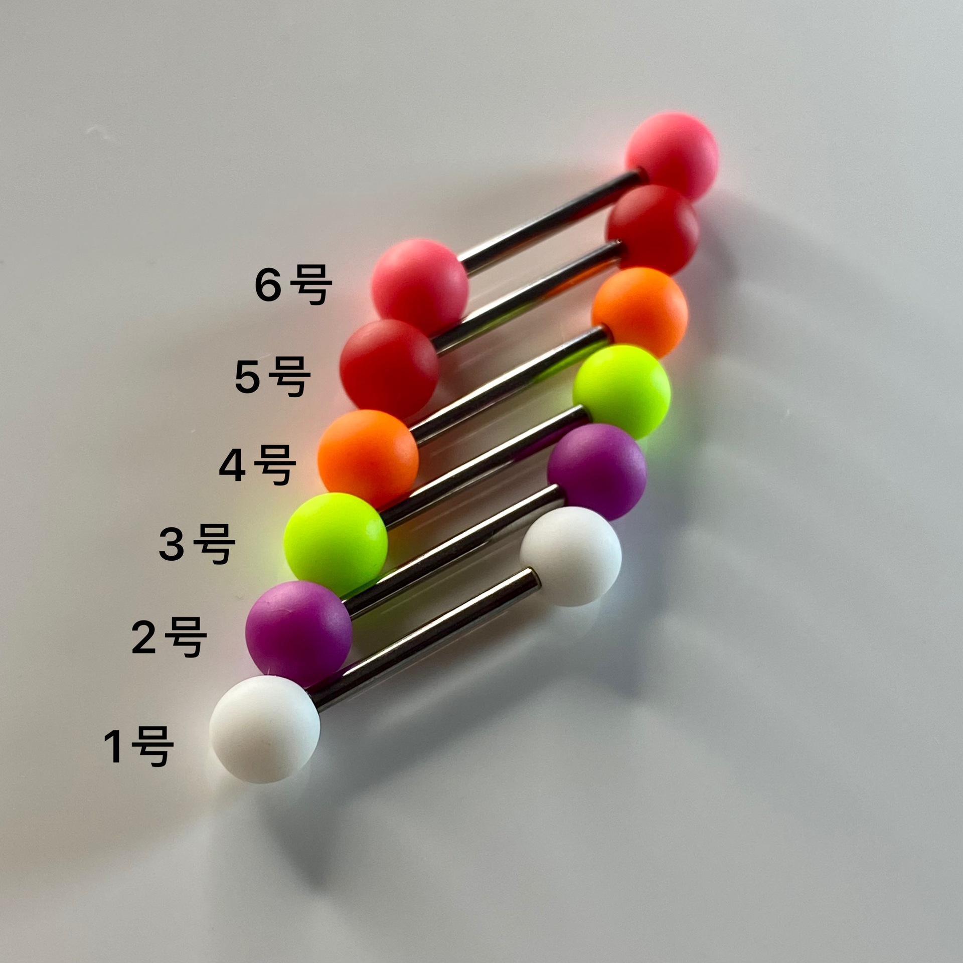 Cute Titanium Steel Short Bar Tongue Ring Tongue Pin Human Piercing Jewelry 6 Color - Image 5