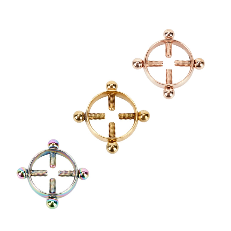 Nipple Rings Non-Pierced Stainless Steel Body Piercing Jewelry Wholesale DIY Accessories 2025 Spring - Image 5