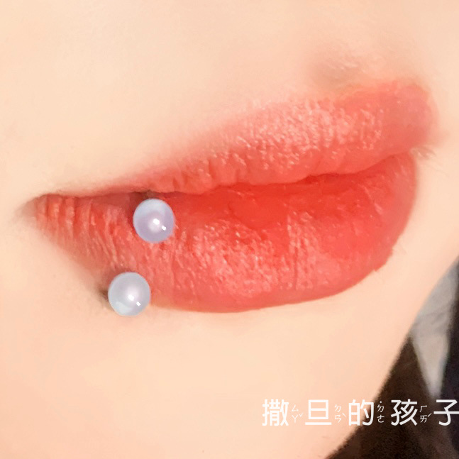 Gentle Visible Purple Acrylic Lip Ring Hoop 12mm 1.2mm Thick Cute Sweet Spiral Exterior Thread Lip Piercing Jewelry - Image 4