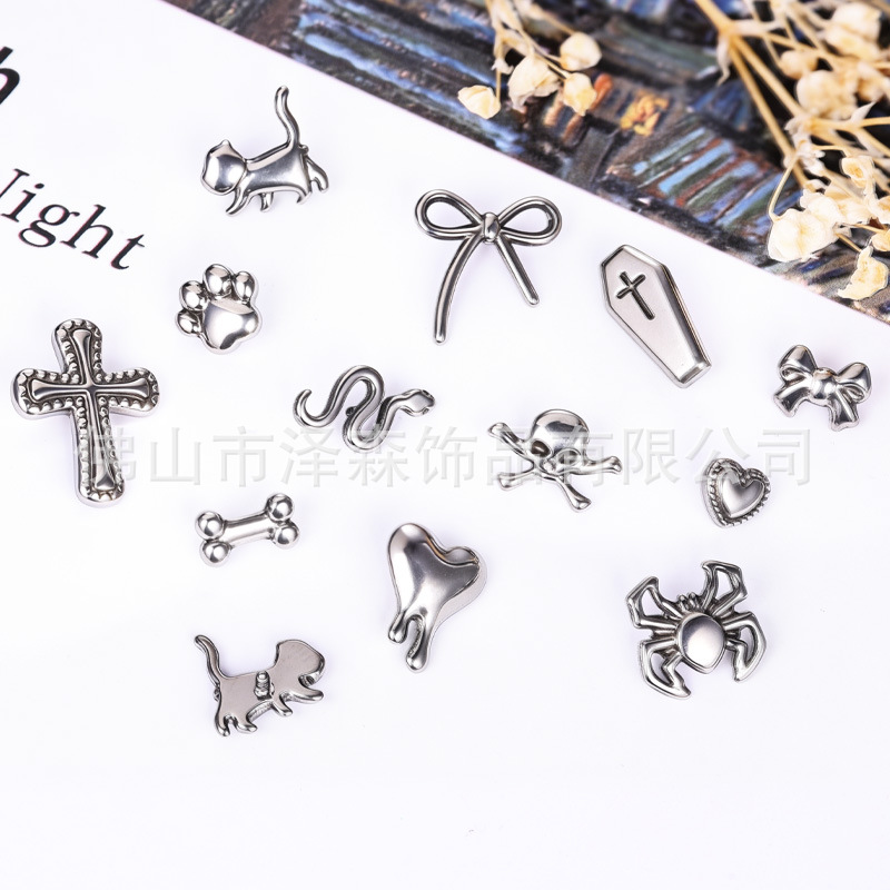 F136 Titanium Alloy Ear Studs Special-Shaped Body Piercing Jewelry - Heart Lip Tongue Studs - Image 3