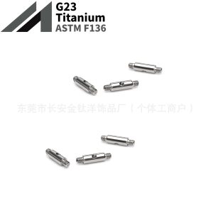 F136 Titanium Extension Rod Double Internal Thread Ear Bridge Accessory Straight Barbell Tongue Stud Ear Bone Stud