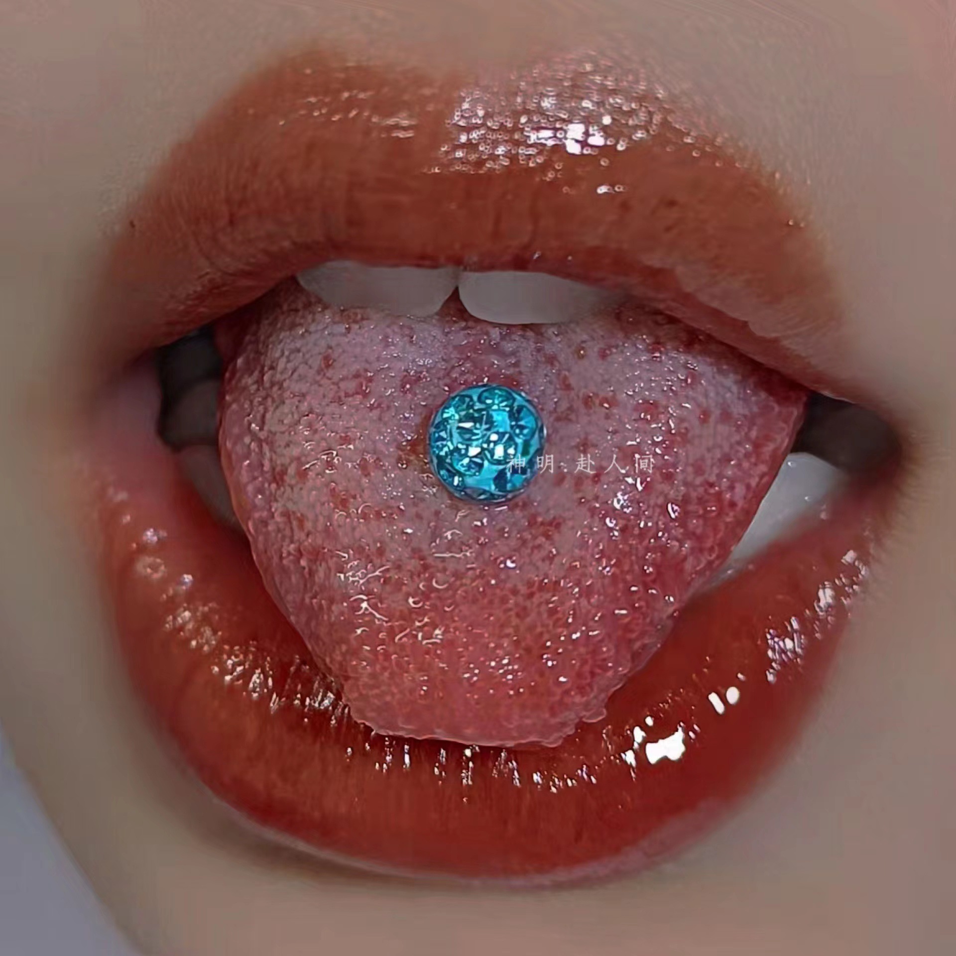 Ice White Tongue Barbell 12mm Length 1.6mm Thick 4mm Ball Steel Tongue Ring Piercing Jewelry Wholesale 2022 New - Image 3