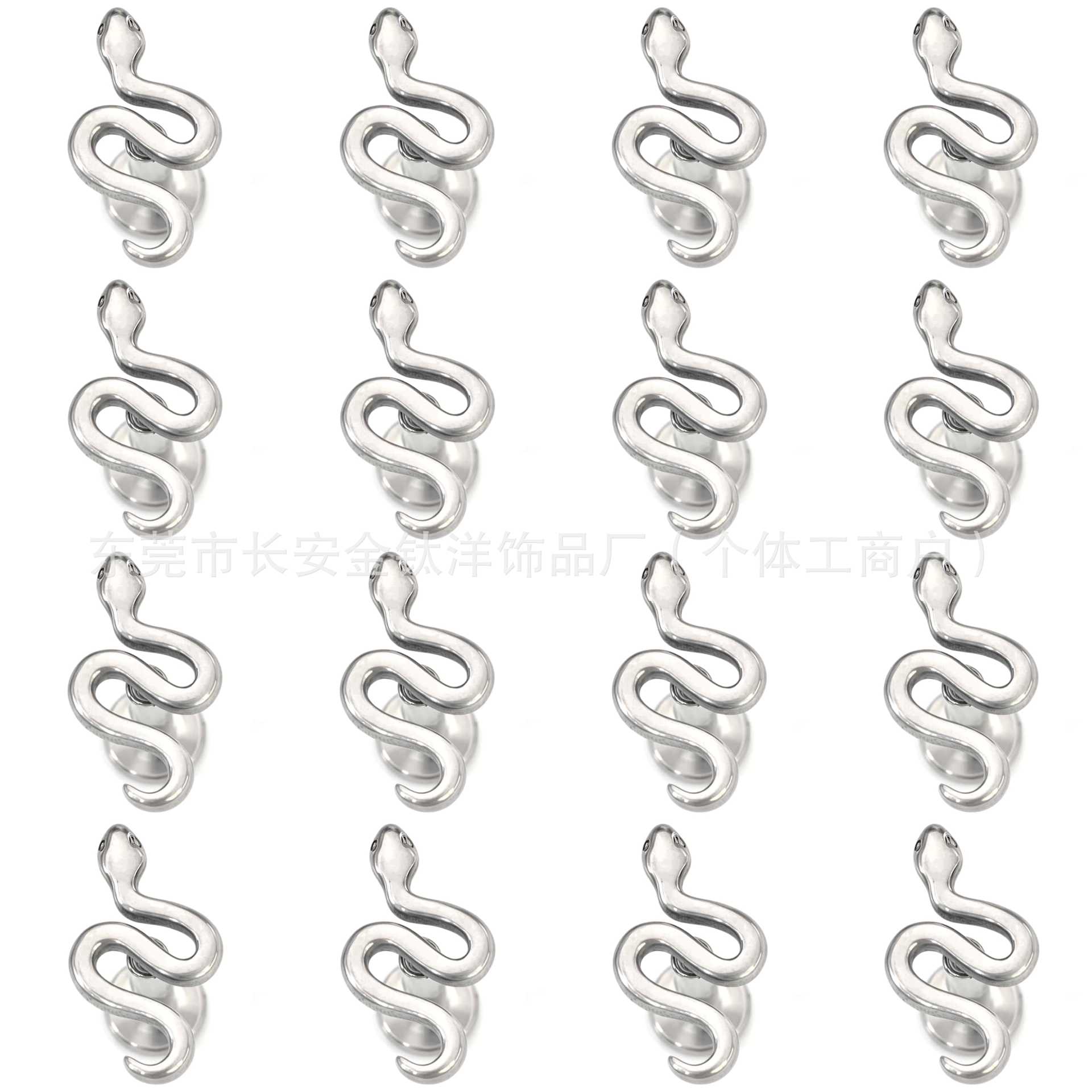 F136 Titanium 1.6mm Snake Tongue Barbell - G23 Titanium Alloy Body Piercing Jewelry for Tongue, Clavicle, Bone - Image 4