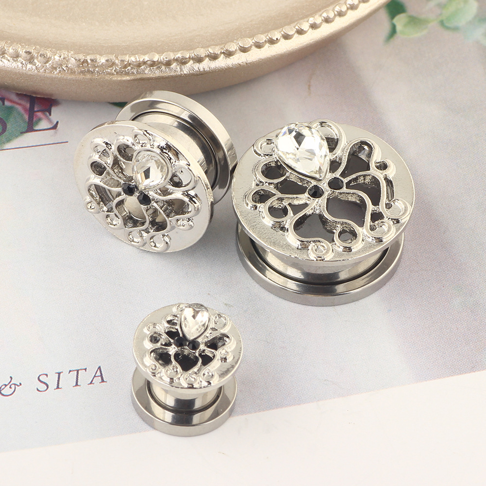 Stainless Steel Octopus Ear Expander Plug - 16mm Geometric Ear Gauges for Stretched Lobes - Image 3