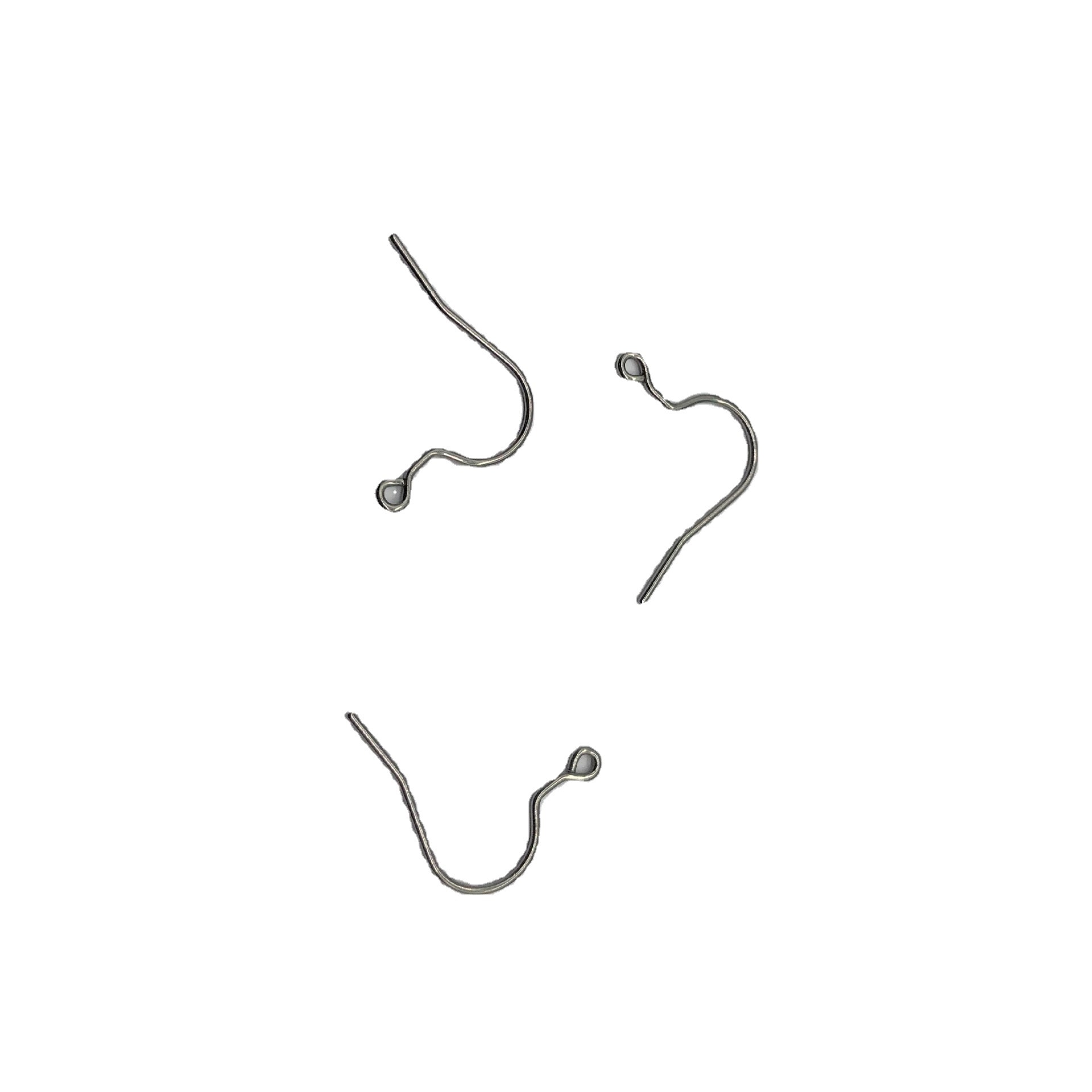 G23 Titanium U-Shaped Ear Hook Handmade Semi-Finished DIY Piercing Accessory 18G - Image 4