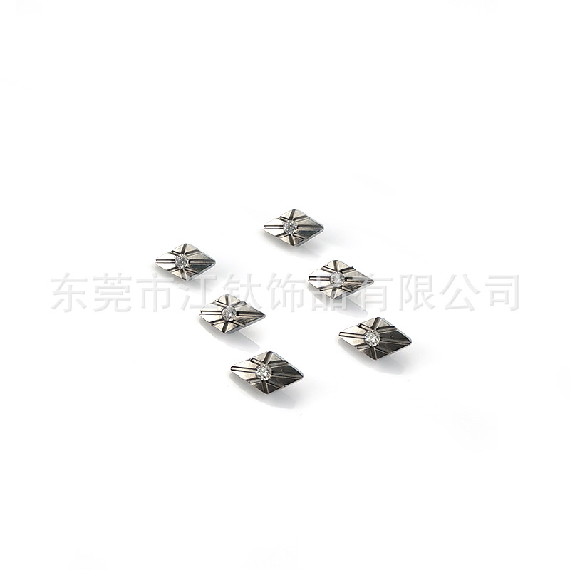 G23 Titanium Ear Bone Nail Rhombus Zircon Cross-Border Hot Selling Body Piercing Jewelry Ear Nail - Image 3