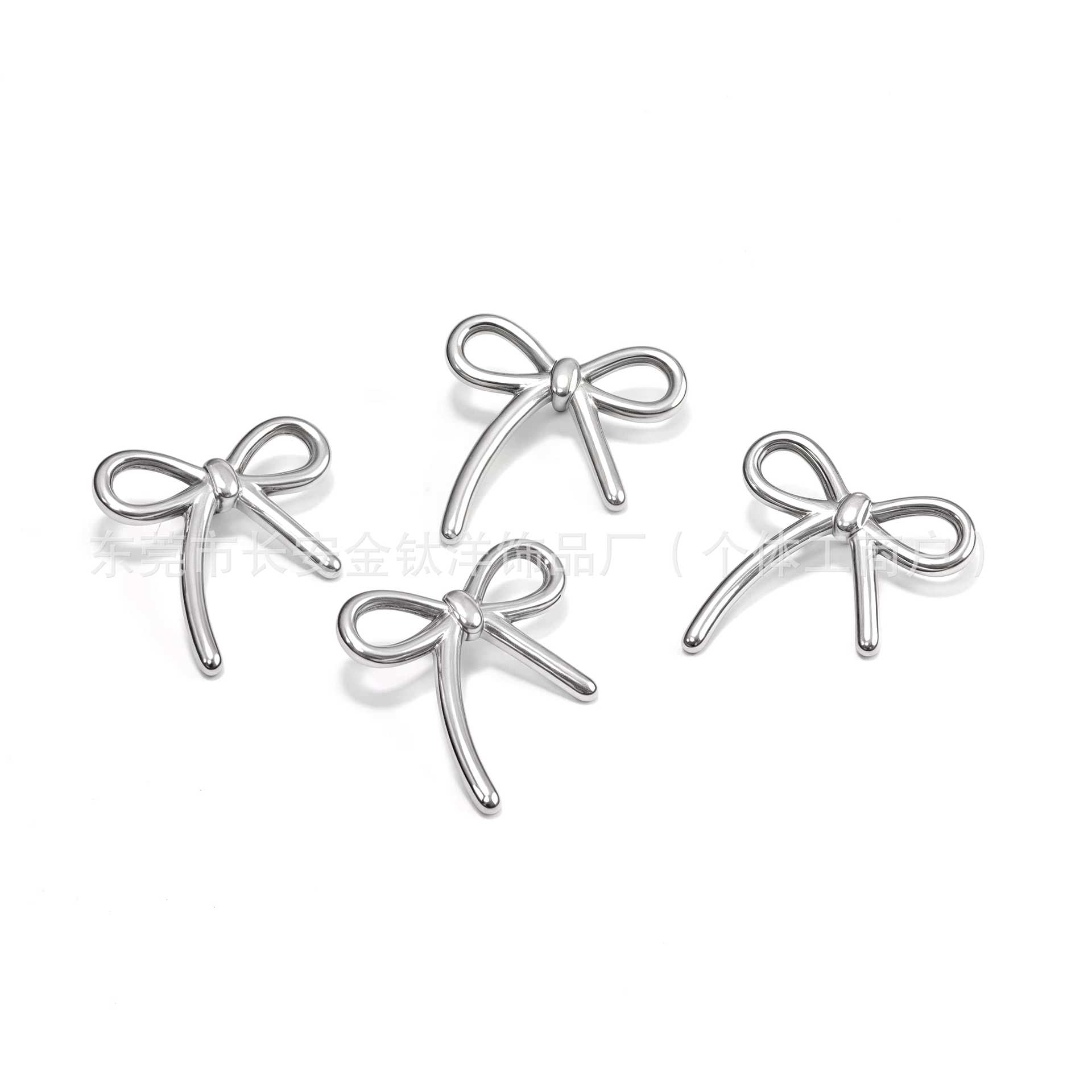 F136 Titanium Internally Threaded Bowknot Ear Studs - Cartilage Earrings for Helix Tragus Conch Daith - Image 5