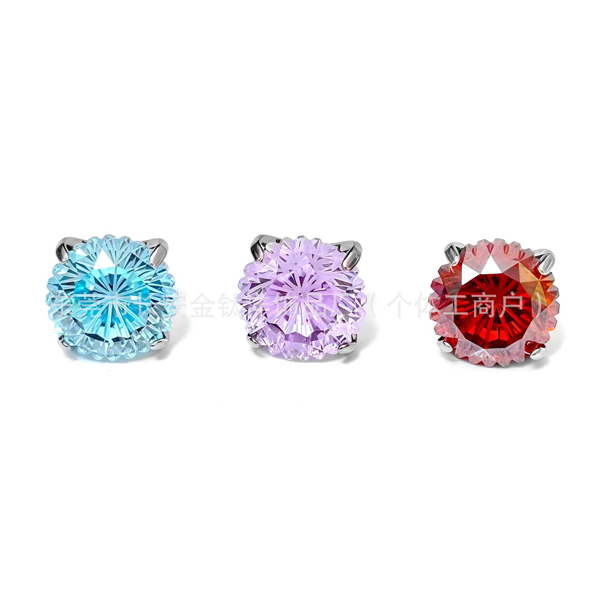 G23 Titanium Violet Crown-Cut Lip Tongue Nose Ear Cartilage Piercing Jewelry F136 Titanium Round Base - Image 3