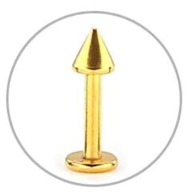 G23 Titanium 1.2mm 14mm Inner Tooth Lip Nail Rod Ball Tongue Ear Nail Body Piercing Jewelry - Image 3