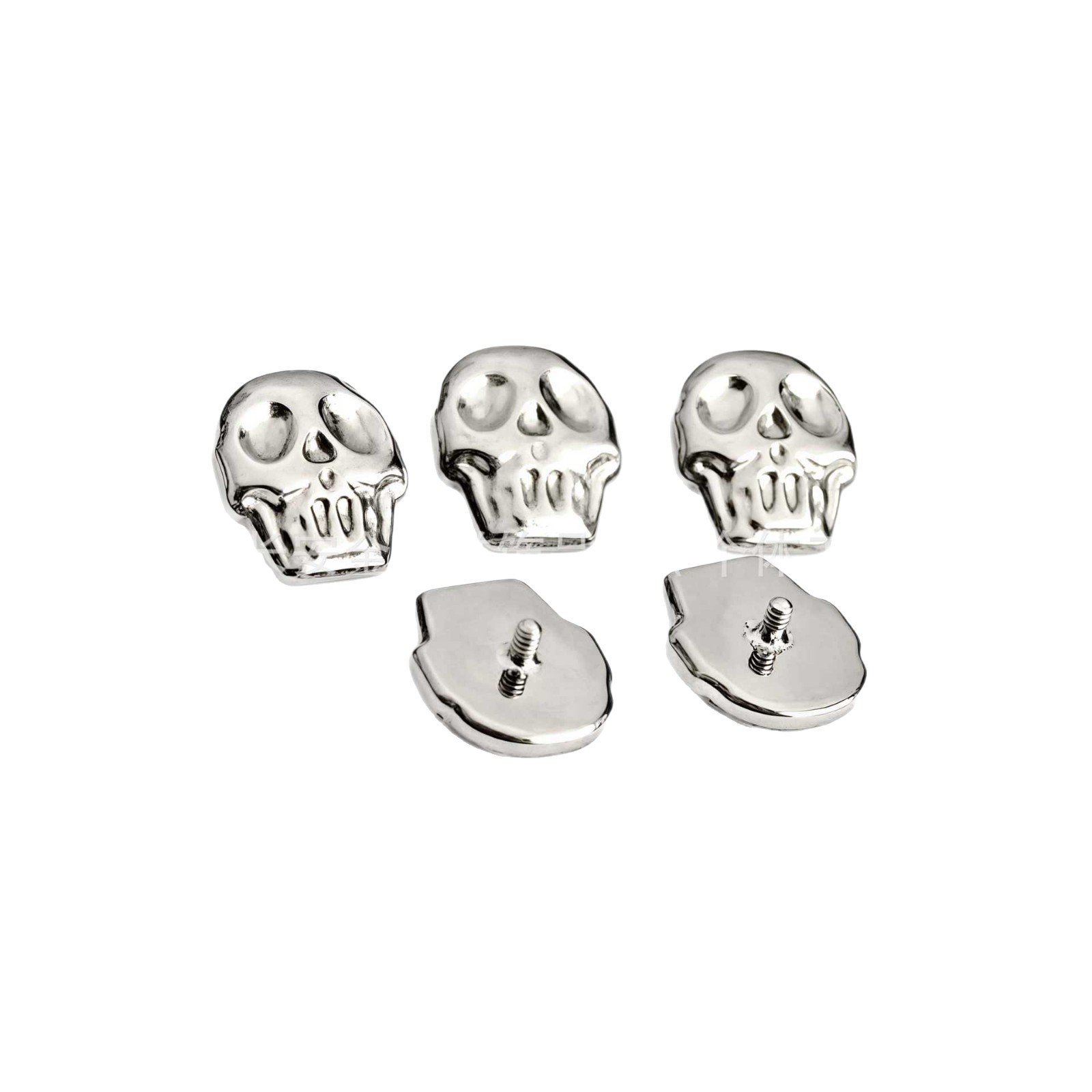 F136 Titanium Halloween Skull Earrings Lip Nails Cochlear Nails G23 Titanium Alloy Body Piercing Jewelry Ear Bone Nails - Image 5