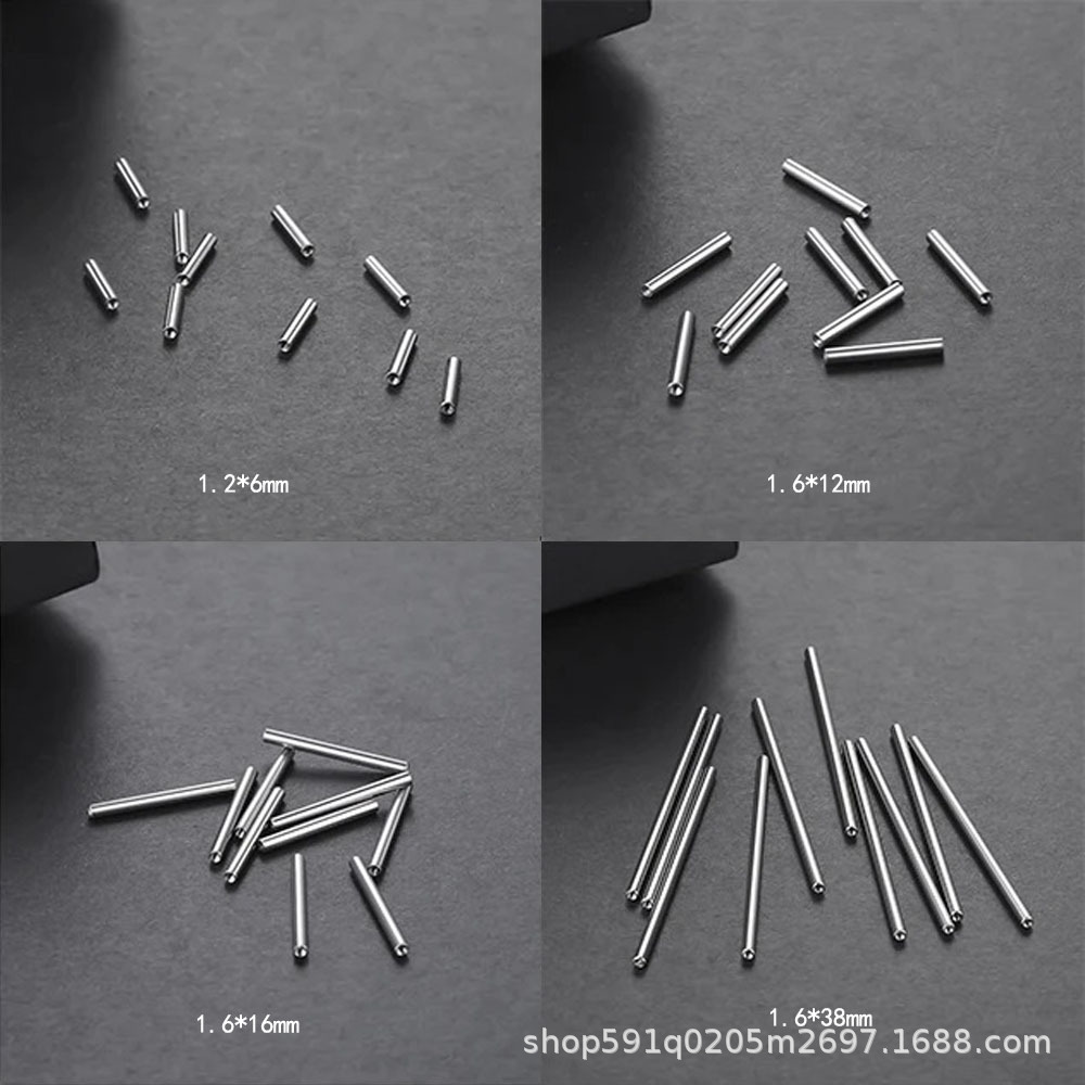 Titanium Alloy Straight Barbell Internally Threaded Tongue Ring Eyebrow Nail Replacement Accessories Ear Bridge Rod - Image 3