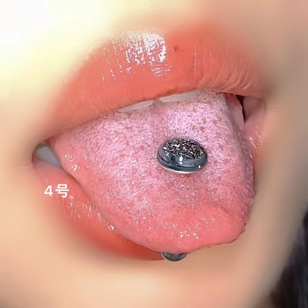 Tongue Piercing Barbell Stainless Steel Externally Threaded Tongue Ring Niche Hot Girl Punk Jewelry Wholesale - Image 5