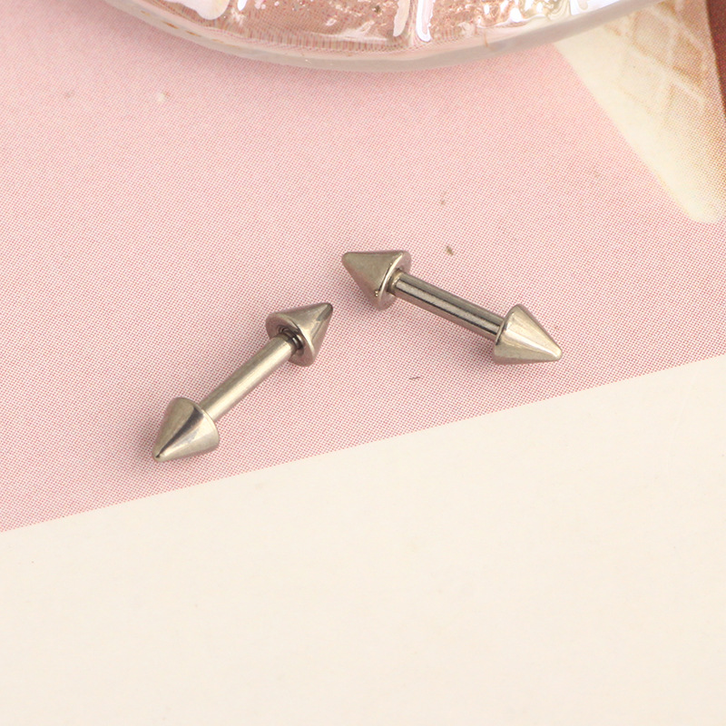 16G Star Bridge Nail Lip Ring Titanium Alloy G23 Body Piercing Jewelry - Image 3