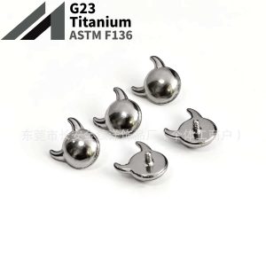 F136 Titanium Little Devil Head Horn Earrings Lip Studs Nose Studs Cartilage Ear Bone Stud Body Piercing Jewelry