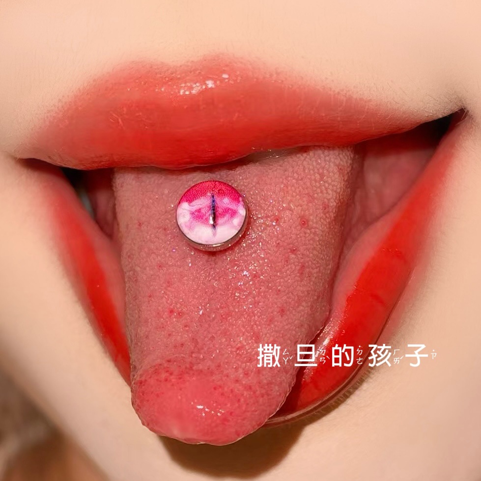 Satan's Child Dragon Claw Flat Back Ear Bone Nail - Freshwater Blue Series, Titanium Steel Cochlear Stud - Image 2