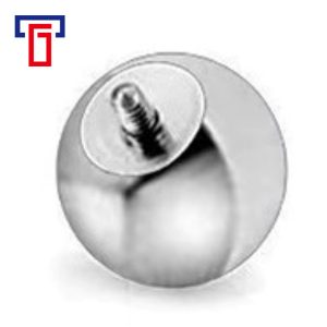F136 Titanium Alloy External Thread Ball Replacement Ball 4mm-6mm for Lip Piercing Tongue Barbell Internal Thread Bar Adapter