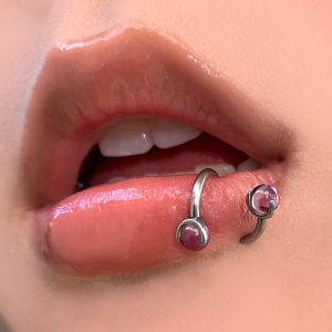 Champ Gold S-Shaped Lip Ring 12mm Internal Thread Steel Titanium Lip Hoop for Hot Girl Piercing Jewelry Wholesale