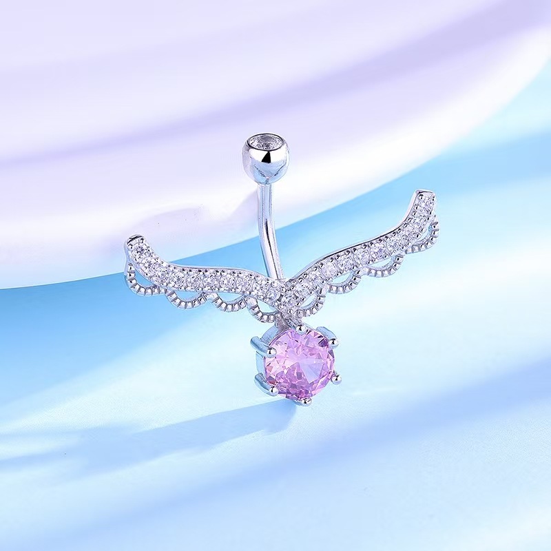 Sweet Hot Selling Antler Belly Button Ring Dangle Belly Ring Ladies Body Piercing Jewelry - Image 3