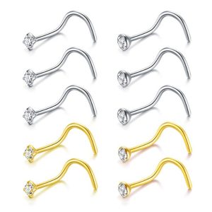 Amazon Body Piercing Set Stainless Steel Jewelry Earrings Nose Rings Wholesale Personalized Earrings