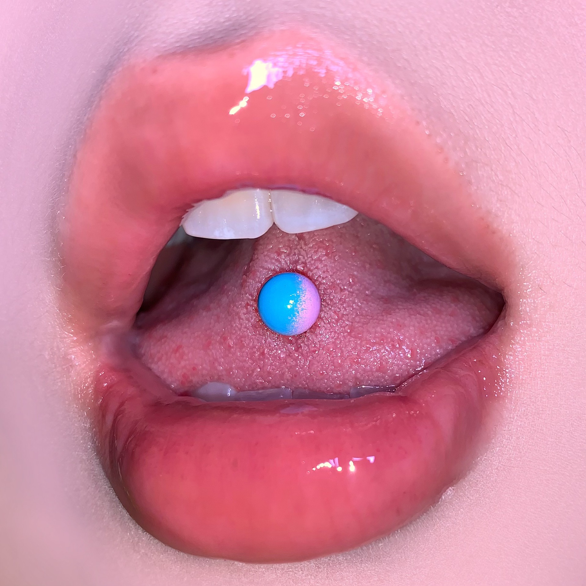 Hot Selling Colorful Acrylic Tongue Nails Double-Ended Color Matching Tongue Piercing Jewelry 316L Surgical Steel - Image 2