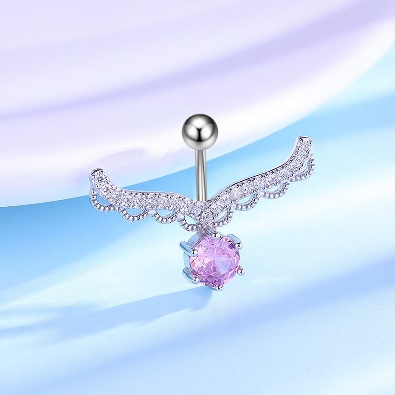 Sweet Hot Selling Antler Belly Button Ring Dangle Belly Ring Ladies Body Piercing Jewelry - Image 4