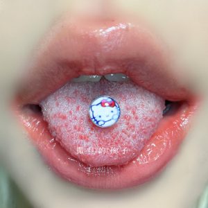 14G Externally Threaded Tongue Barbell Stainless Steel Tongue Ring Piercing Jewelry
