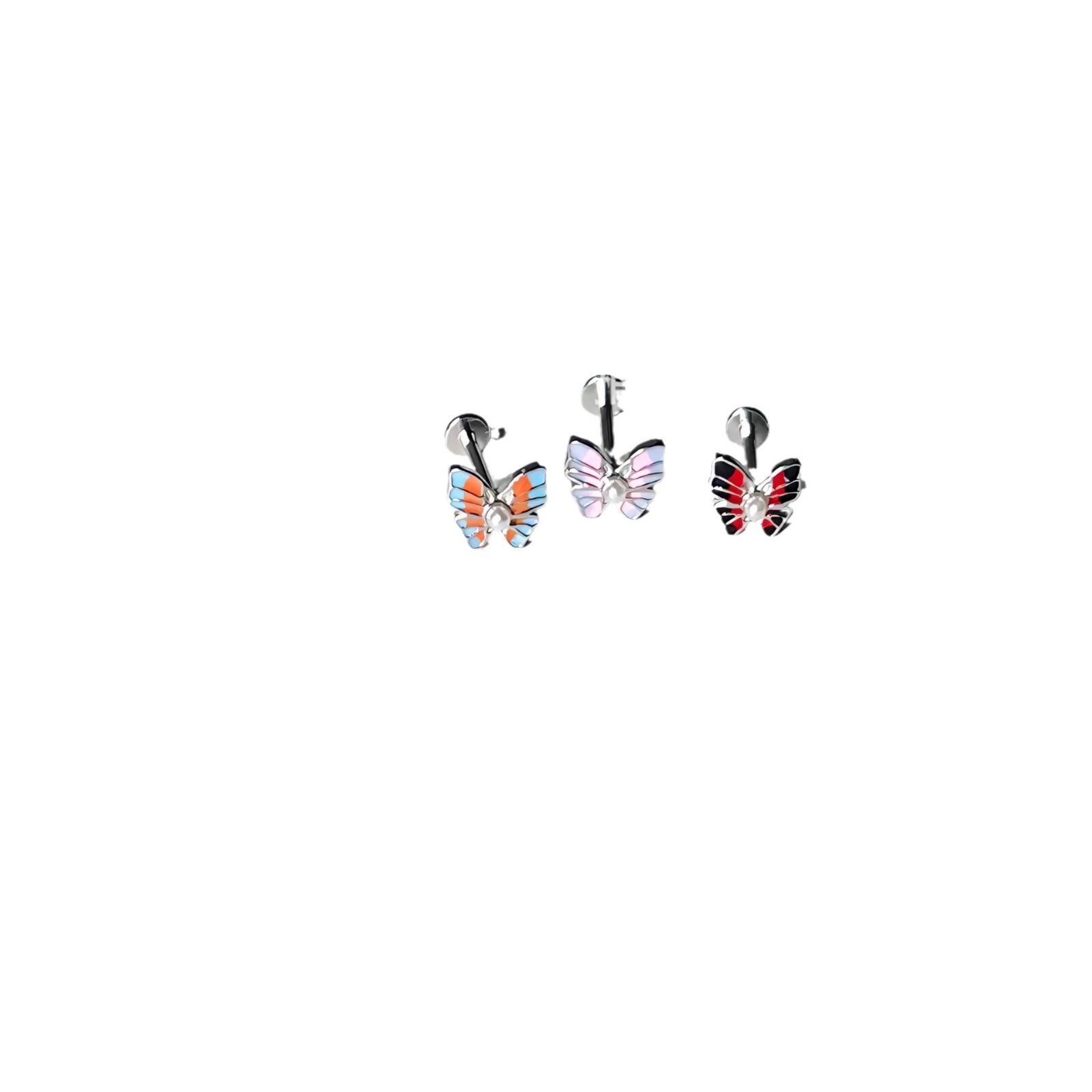 Alice Butterfly Internal Thread Lip Nail 1.2mm 16mm Bar Length Titanium Steel Lip Piercing Jewelry Wholesale - Image 5