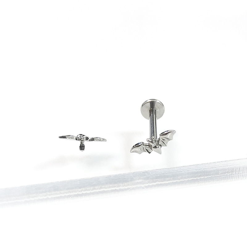 Bat Animal Ear Bone Nail F136 Titanium Earring Best Selling Body Piercing Jewelry - Image 2