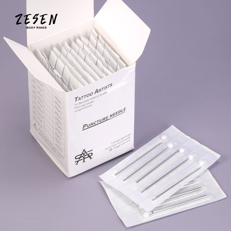Zesen 20G Disposable Puncture Needle Piercing Tool Tattoo Equipment Cross-Border Wholesale - Image 4